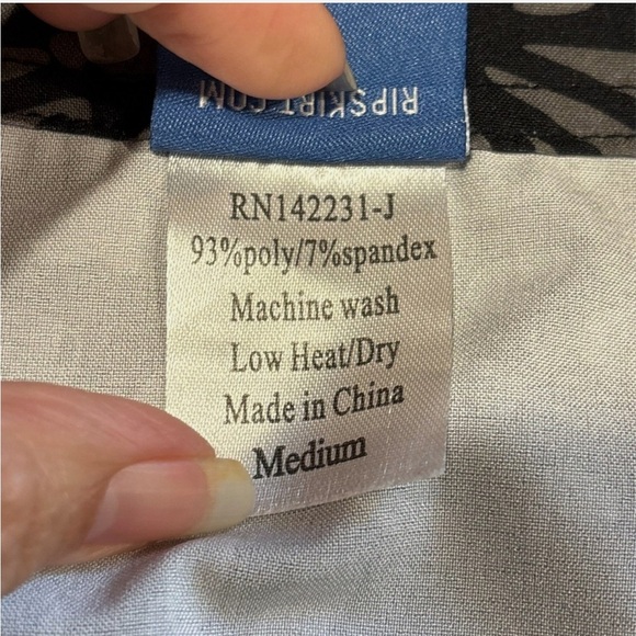 Ripskirt Hawaii Tropical Skirt Med Beach Cover Up Shibori Butterfly Boho Tribal - Picture 8 of 8